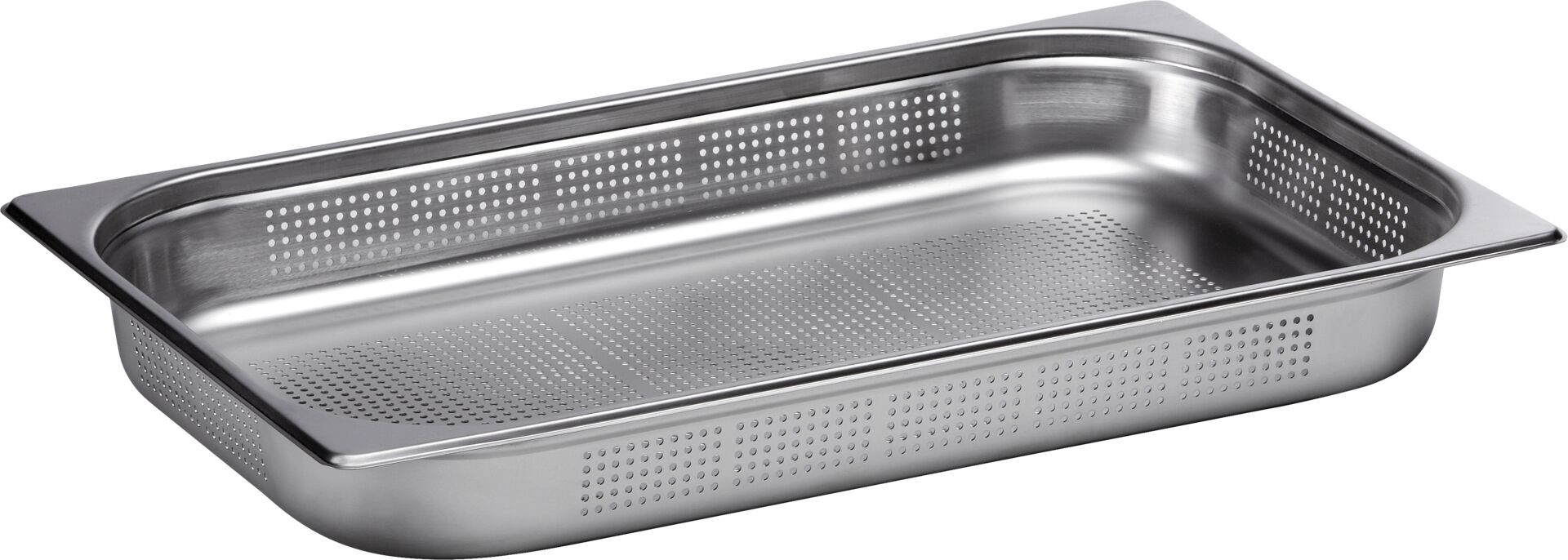 GN-Behälter gelocht 1/2 GN Edelstahl 150mm